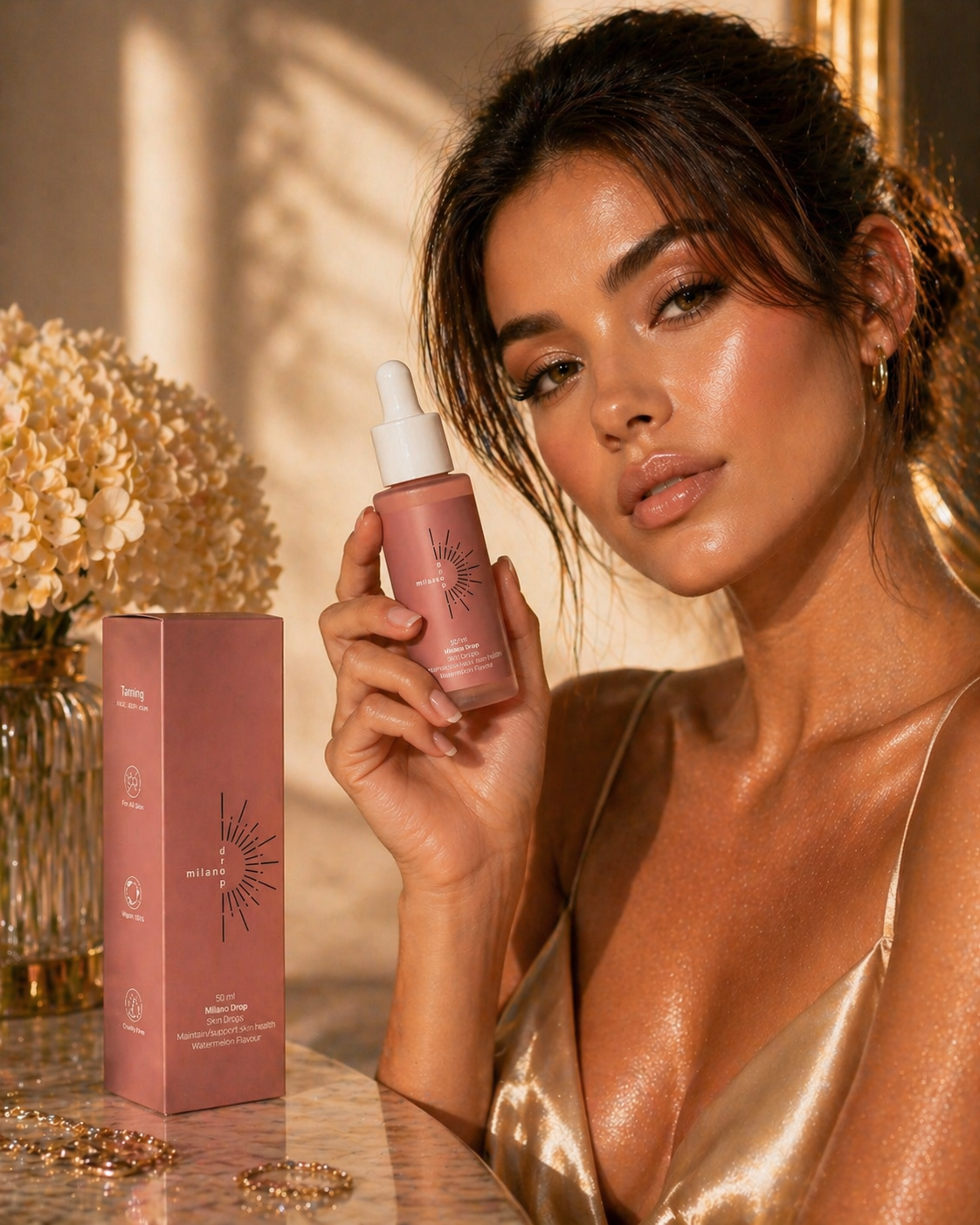 Luminous Glow Tanning Serum – Dark Bronzing Drops